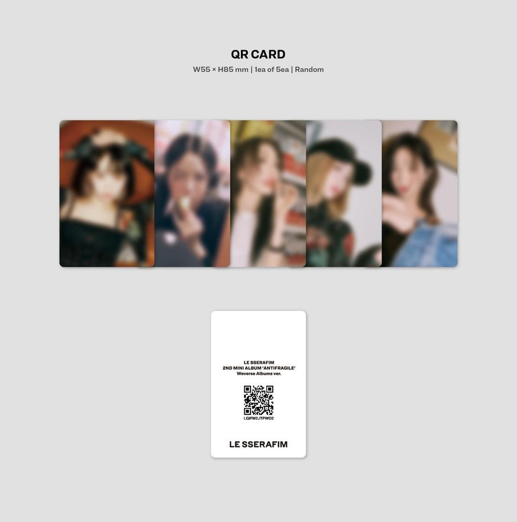 LE SSERAFIM - ANTIFRAGILE Weverse Albums Ver.
