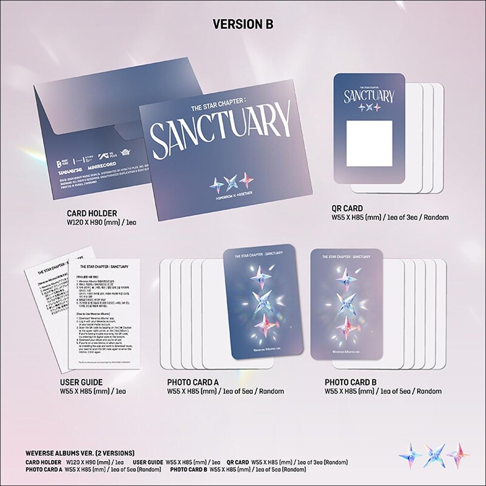 TOMORROW X TOGETHER - The Star Chapter : Sanctuary (Weverse Albums ver.)
