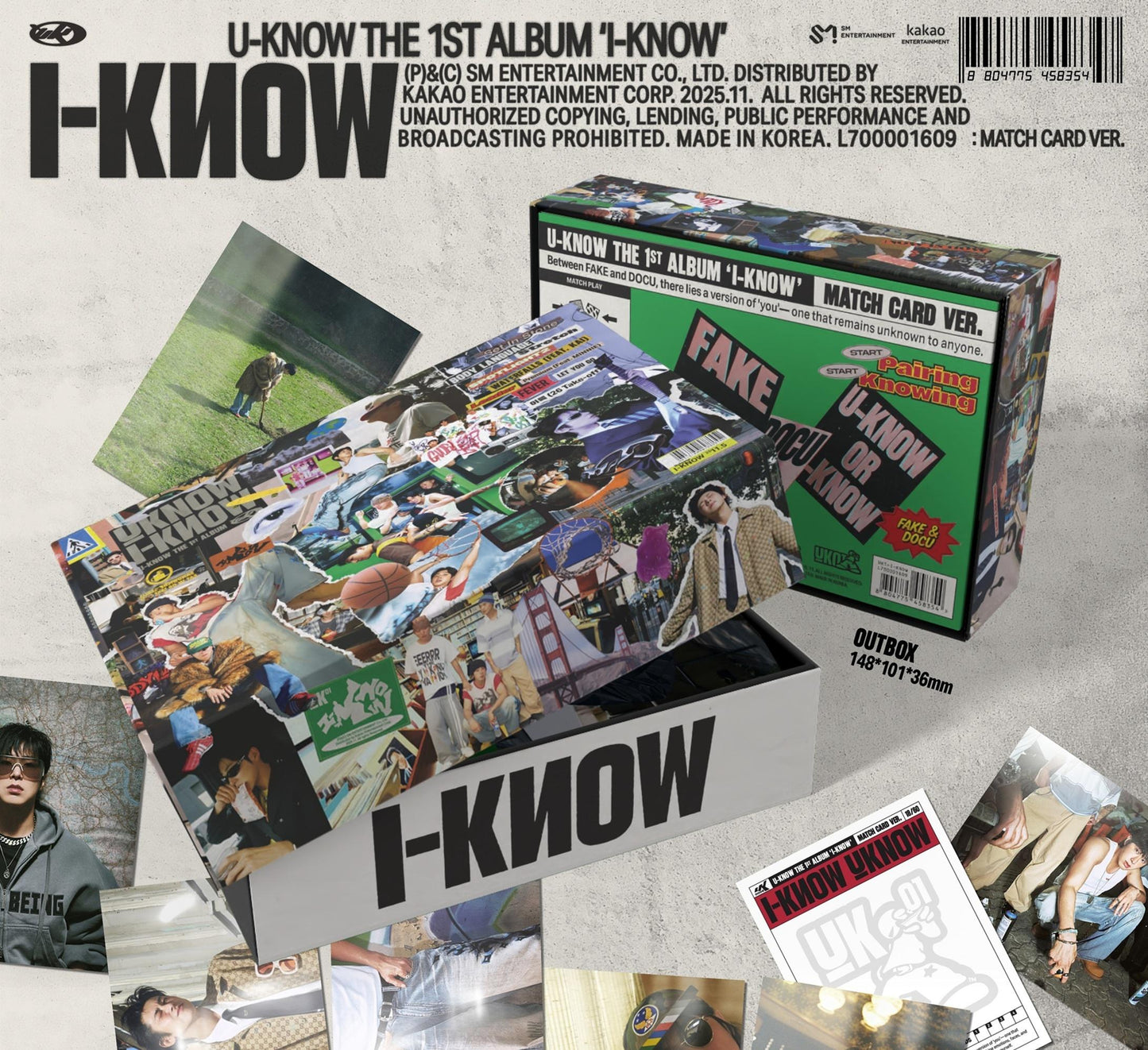 U-KNOW (TVXQ) [I-KNOW] (Match Card Ver.) + Free Gift