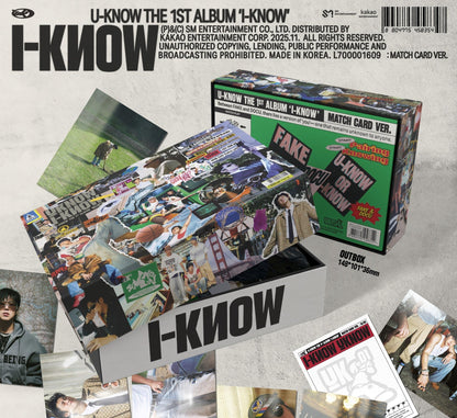 U-KNOW (TVXQ) [I-KNOW] (Match Card Ver.) + Free Gift