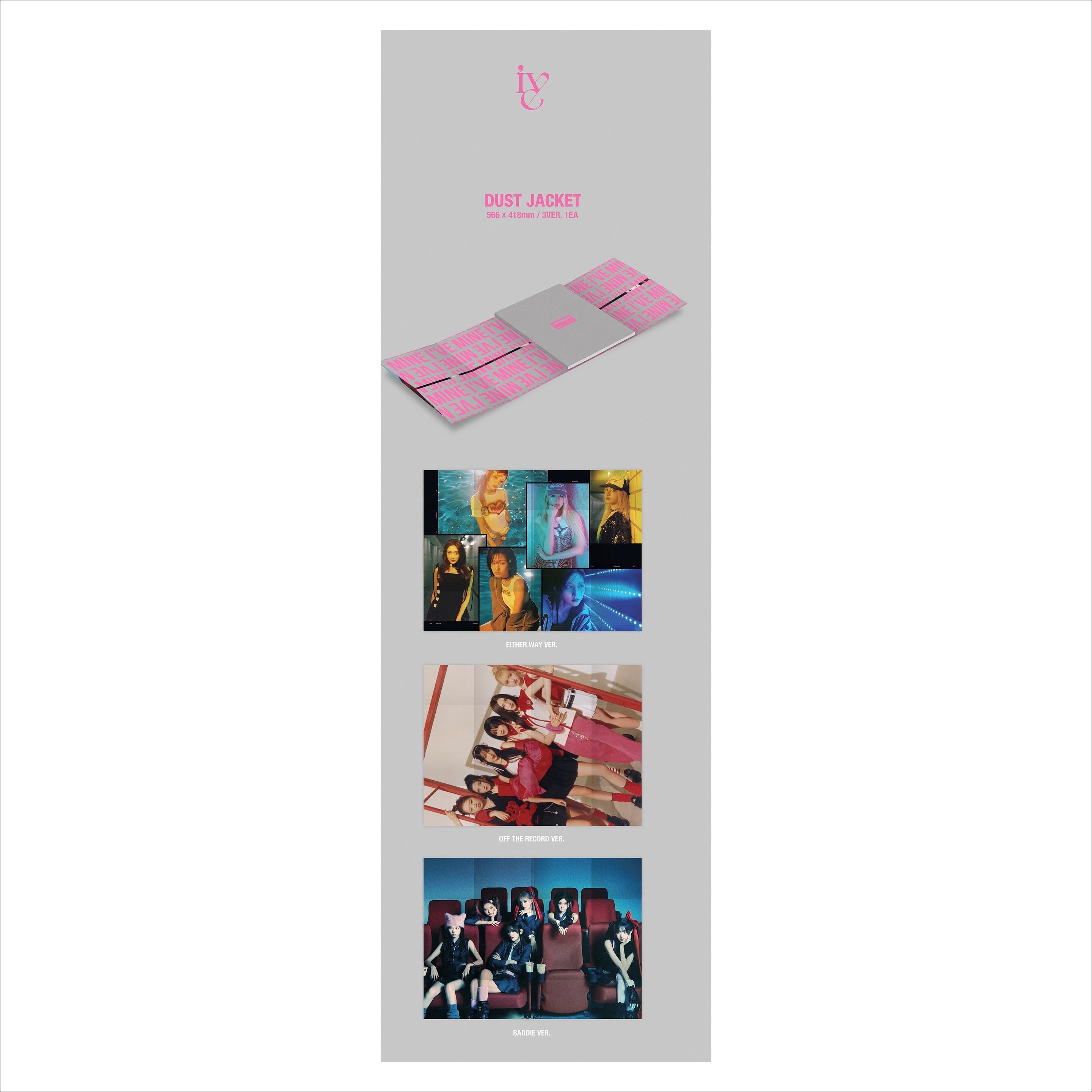 IVE -[I'VE MINE] Album (EITHER WAY ver. / OFF THE RECORD ver. / BADDIE ver. / LOVED IVE ver.)