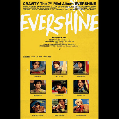 [NO POB] CRAVITY [EVERSHINE] DIGIPACK ver. Album