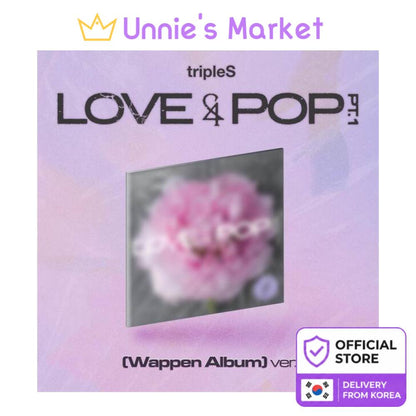 tripleS LOVE & POP pt.1 (Wappen Album) + Free Gift