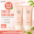 [Goodal] Houttuynia Cordata Calming Moisture Tone Up Sun Cream SPF50+ PA++++ Duo Set - 50ml x 2 (1+1 Pack) | Olive's K-beauty