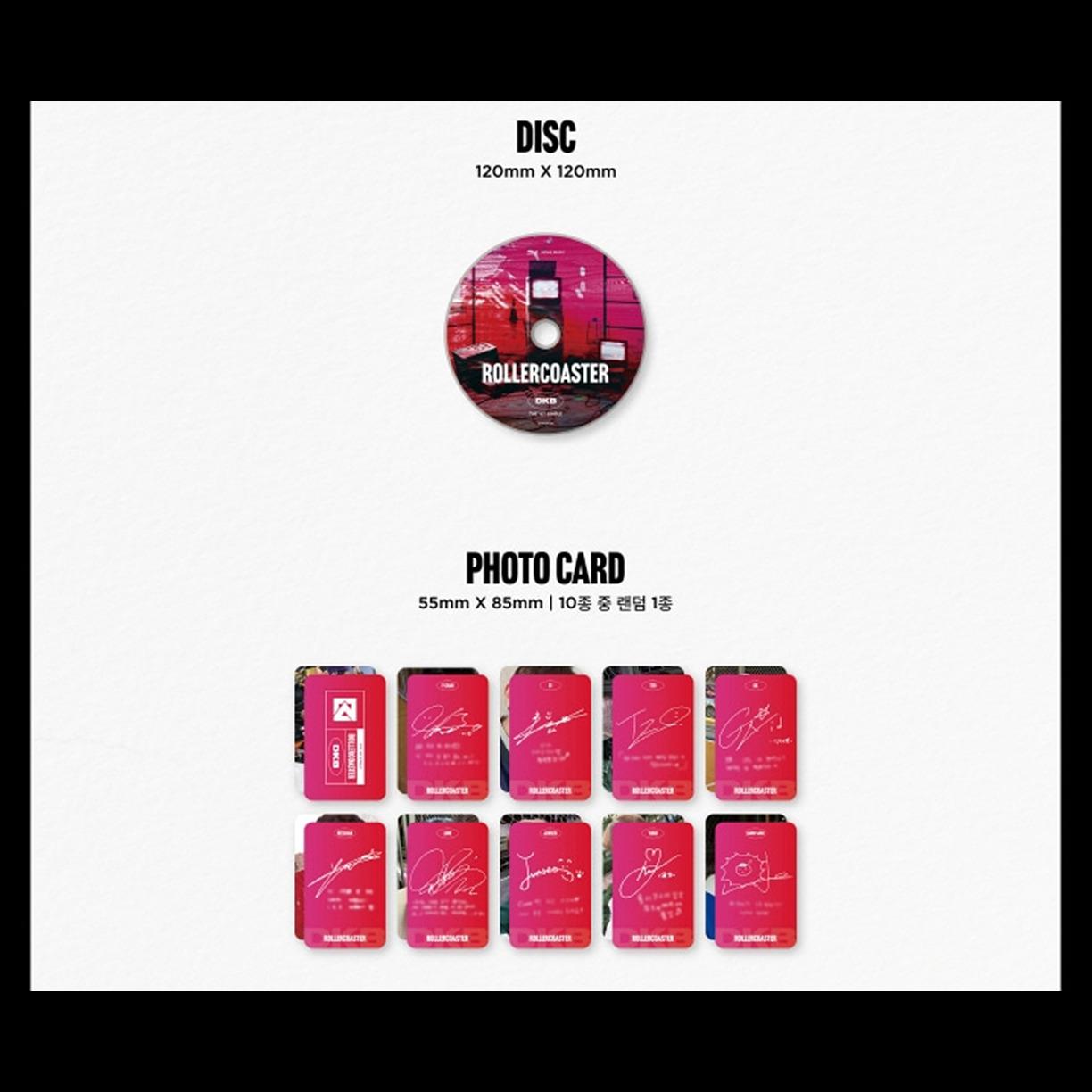 DKB - ROLLERCOASTER / 1st Single Album