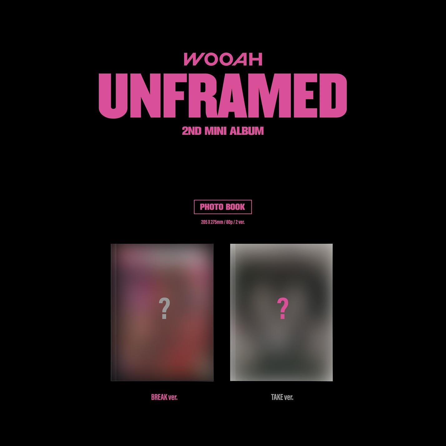 WOOAH(woo!ah!) UNFRAMED 2nd Mini Album