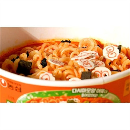 Nongshim Rabokkuri Big Bowl (Sweet & Spicy Ramyeon-Tteokbokki Flavor) 105g