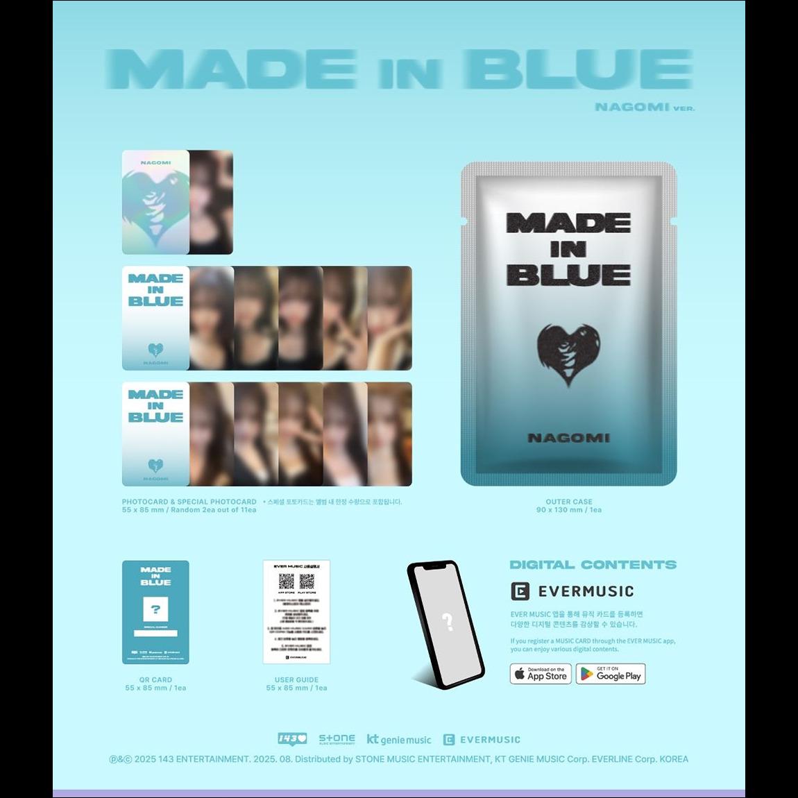 MADEIN S - MADE in BLUE QR Album