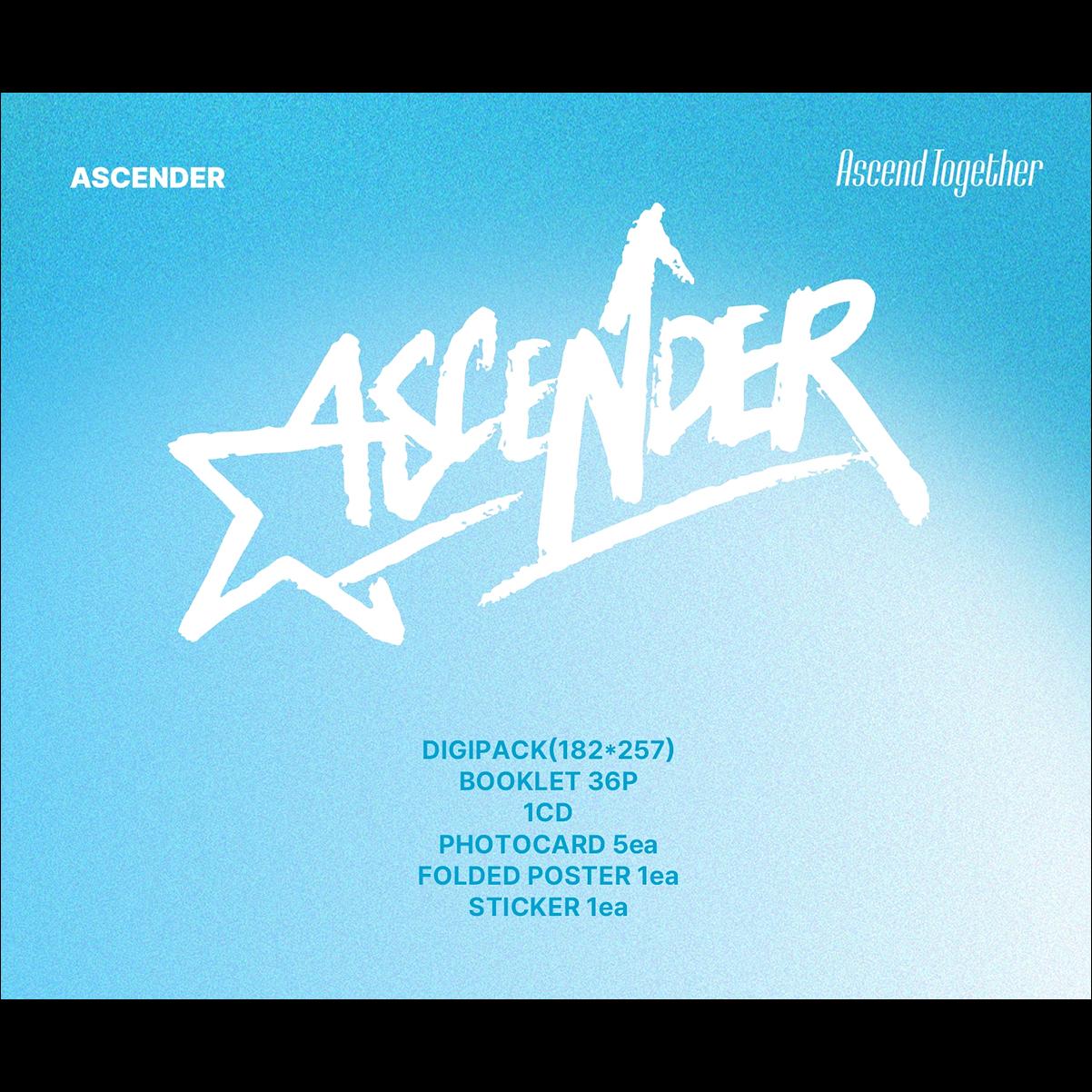 ASCENDER [Ascend Together] (BESIDE VER., BELONG VER., BELOVE VER.) + Free Gift