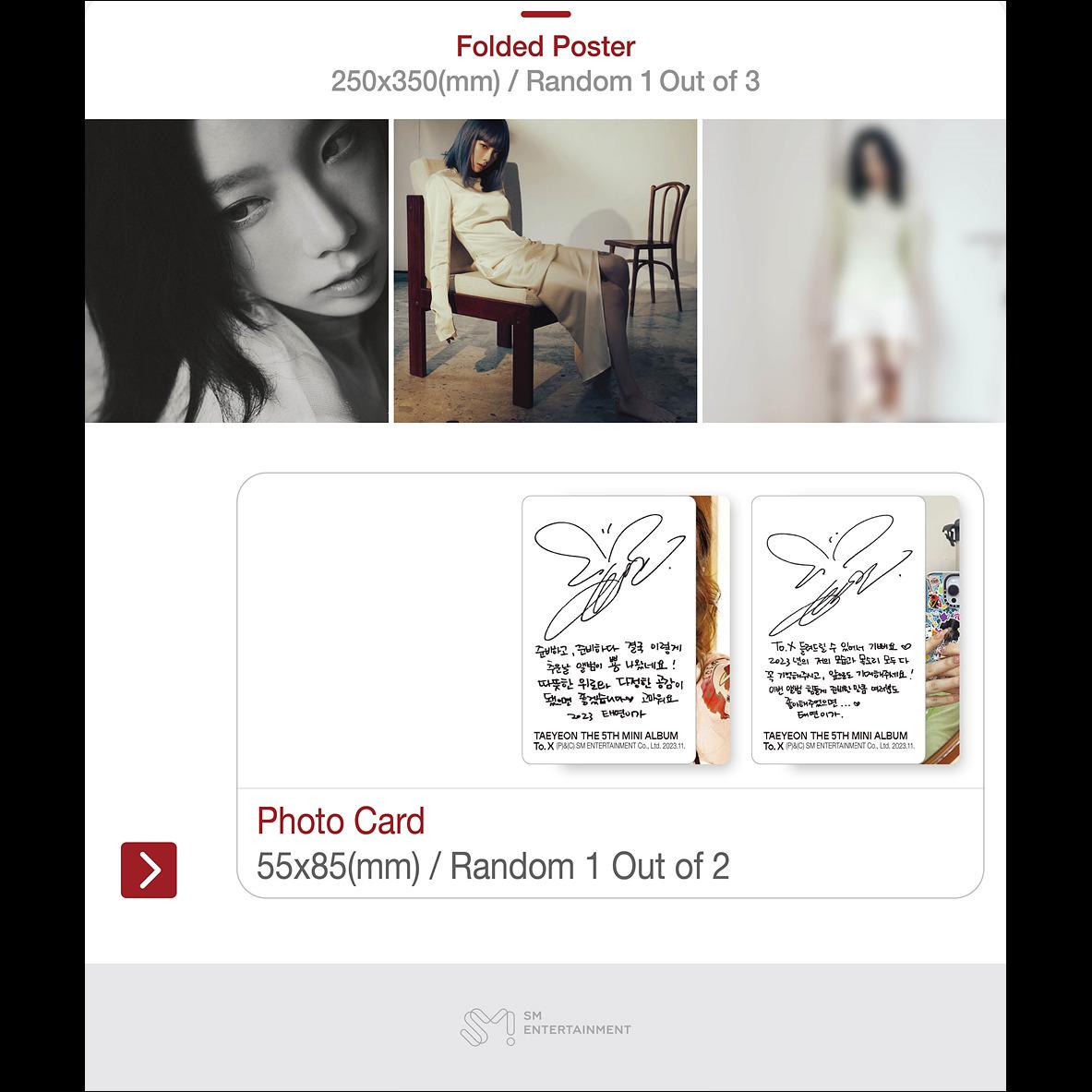 TAEYEON(SNSD) [To. X] TO VER. (A Ver.)