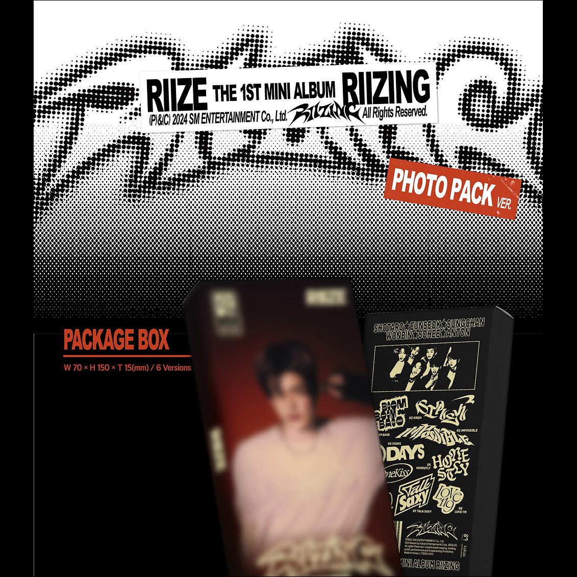 RIIZE - RIIZING Photo Pack Ver. (Smart Album) / 1st Mini Album