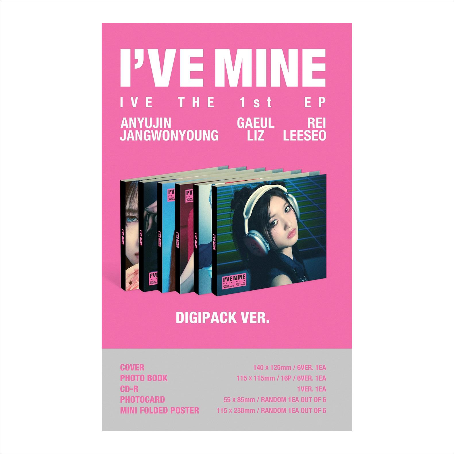 IVE - [I'VE MINE] Digipack Ver. Album