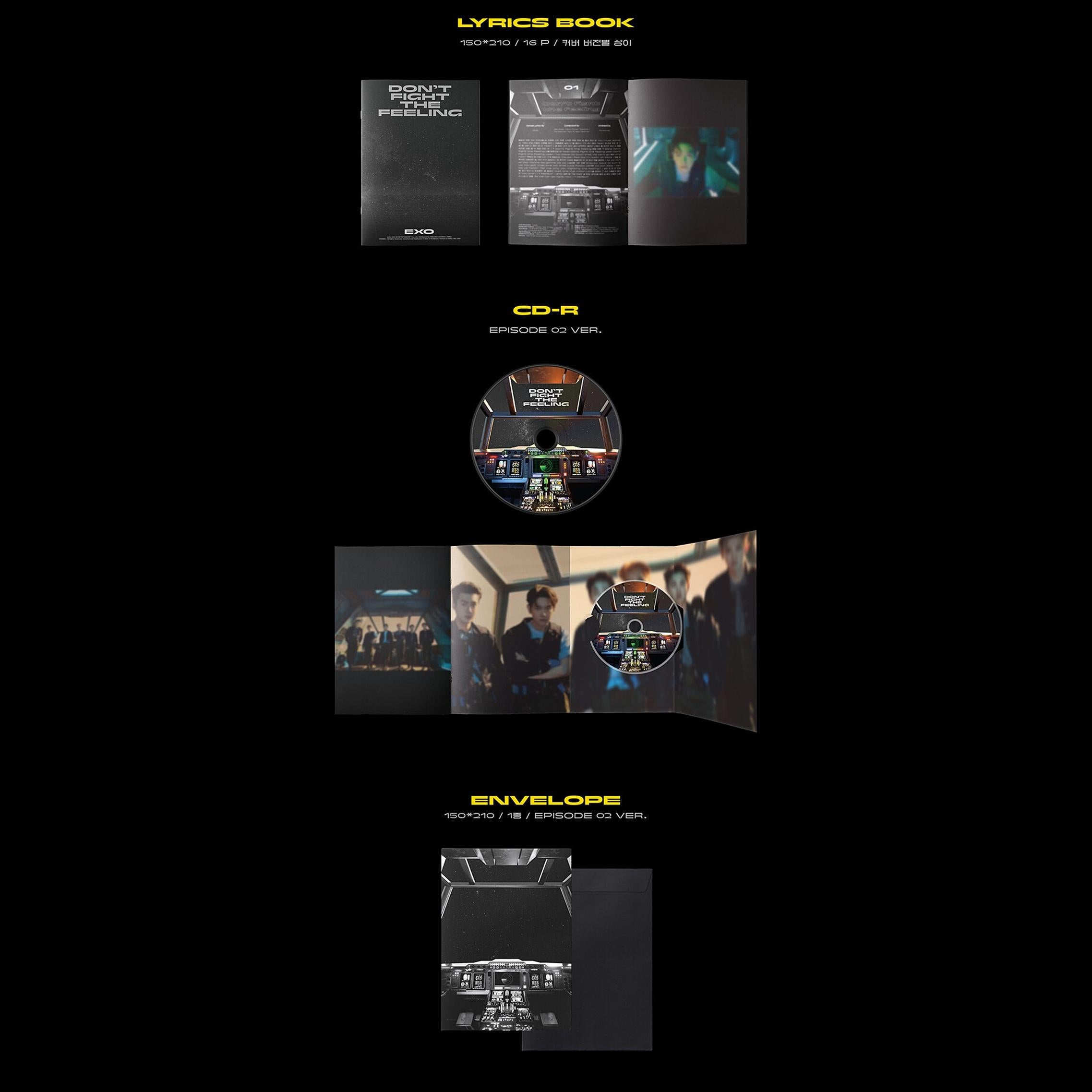 (Photo Book Ver.) EXO - DON’T FIGHT THE FEELING [Ver. 1 / Ver. 2]