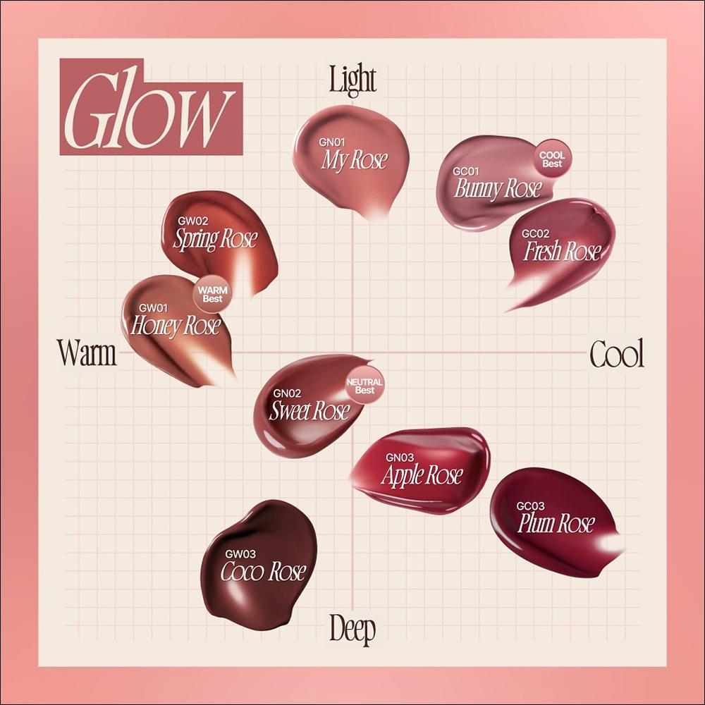 fwee Stay-Fit Lip Tint [Rose Obsession Collection] (18 colors)