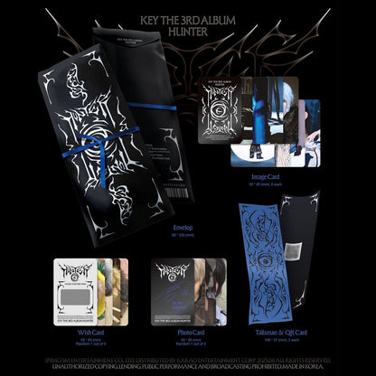 (Talisman Ver.) KEY (SHINee) [HUNTER] 3rd Album / QR ver.