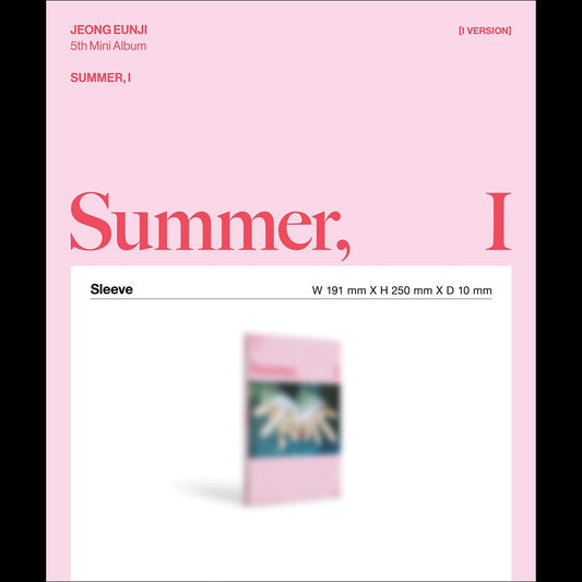 [Pre-order] JEONG EUNJI [SUMMER,_I] 5th Mini Album + Free Gift