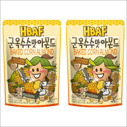 HBAF Baked Corn Almond (Roasted Corn & Savory Almonds) 120g x 1pack / 2pack / 3pack / 5pack