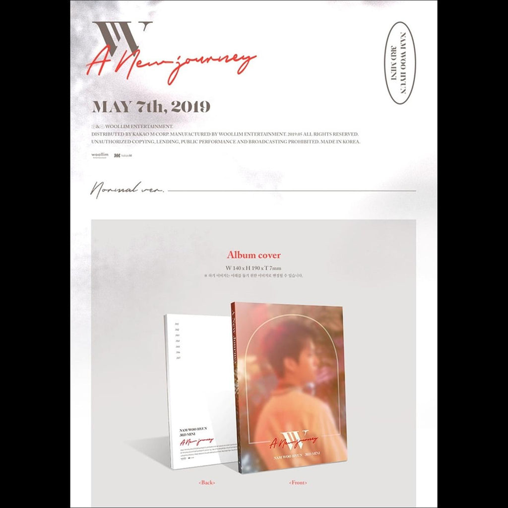 Nam Woo Hyun (INFINITE) [A NEW JOURNEY] Normal Ver.