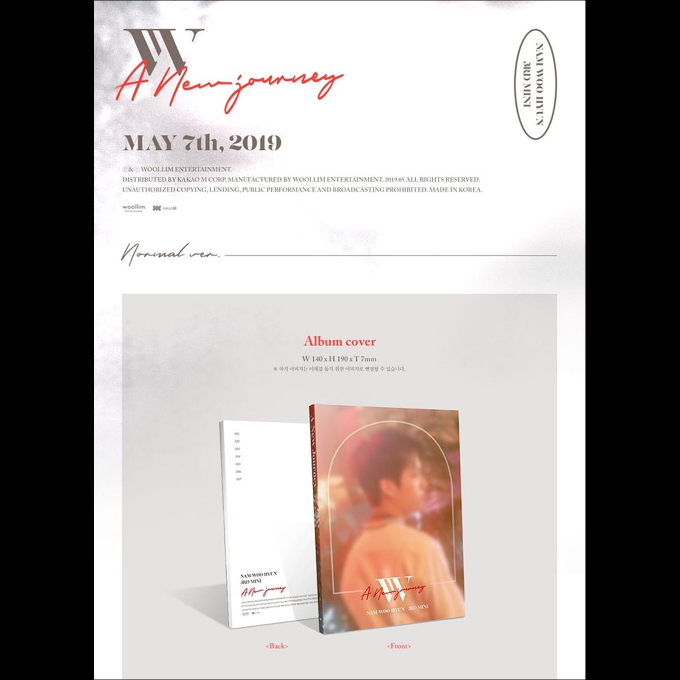 Nam Woo Hyun (INFINITE) [A NEW JOURNEY] Normal Ver.