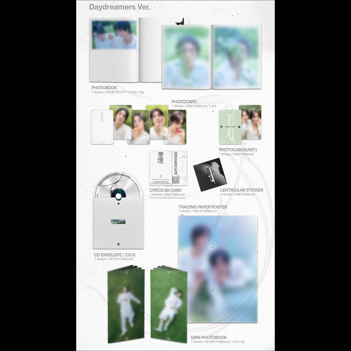 [Pre-order] JEONGHAN X JOSHUA SEVENTEEN DREAMSCAPE Album KPOP Sealed + Free Gift