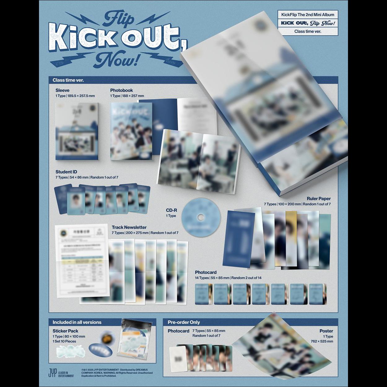 KickFlip - Kick Out, Flip Now! (Class time ver. / Break time ver. / After School ver.)