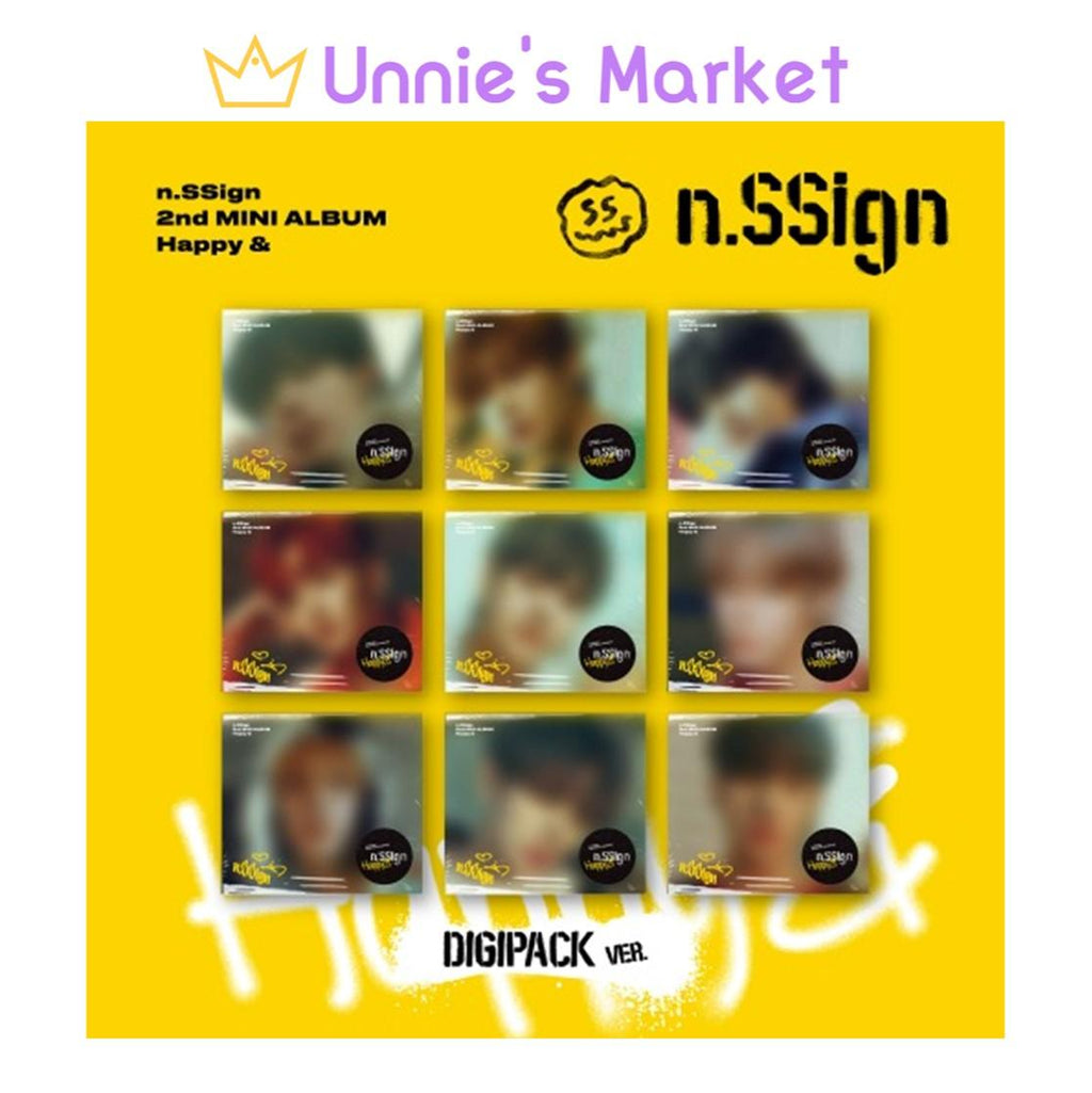 n.SSign 2nd MINI ALBUM 'Happy &' (Digipack ver.)