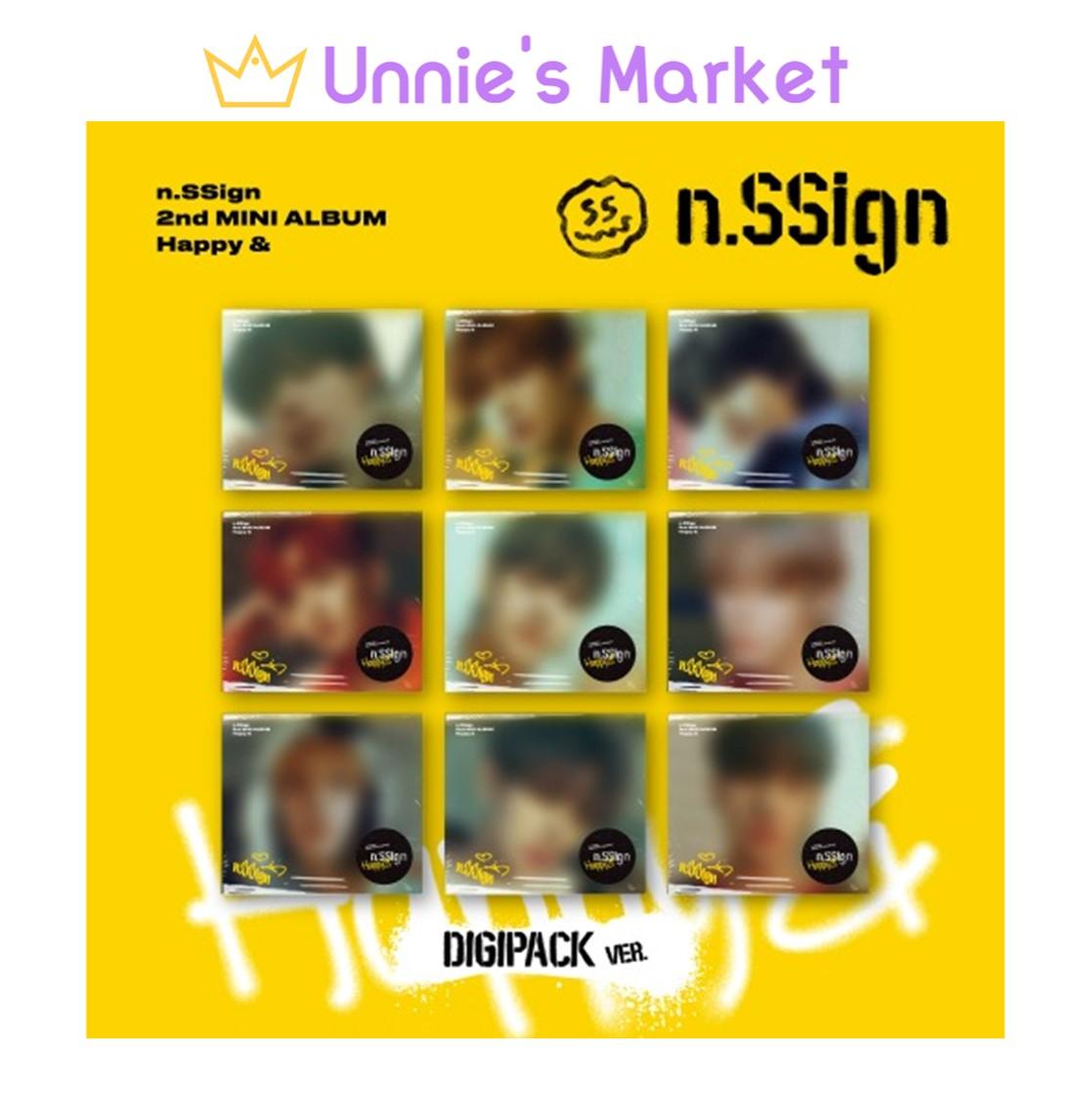 n.SSign 2nd MINI ALBUM 'Happy &' (Digipack ver.)