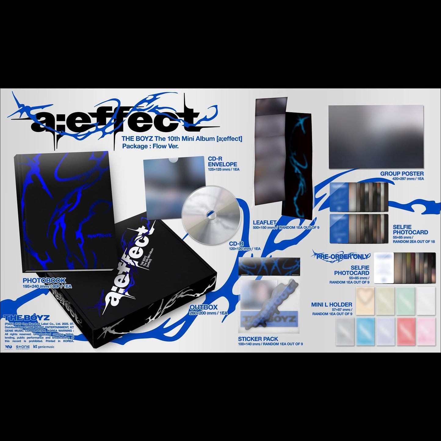 THE BOYZ [a;effect] Flow Ver. / The 10th Mini Album