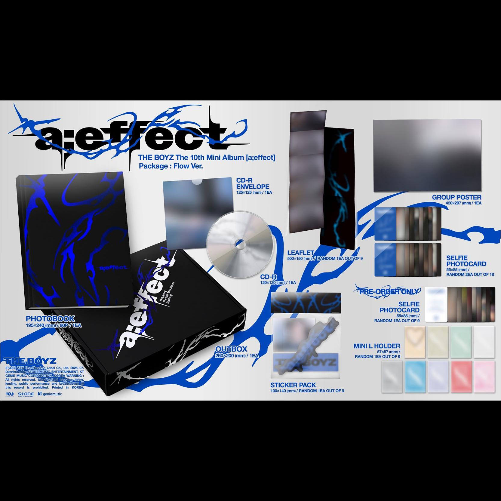 THE BOYZ [a;effect] Flow Ver. / The 10th Mini Album
