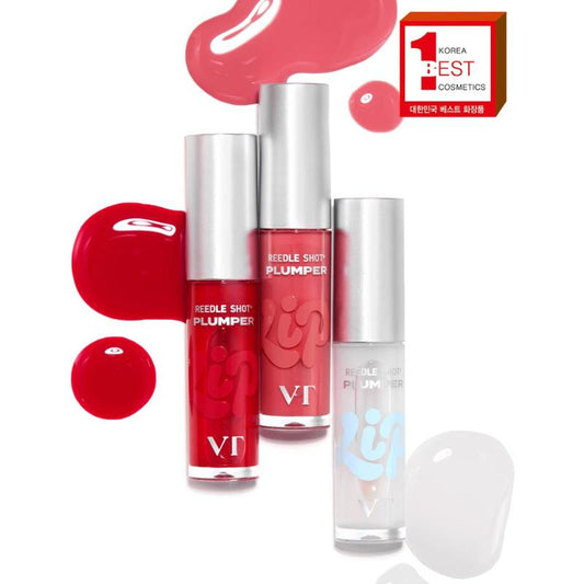 [VT] Reedle Shot Essence Lip Plumper 4ml (3 Types) | Micro-Stimulation Volumizing Lip Gloss, K-Beauty