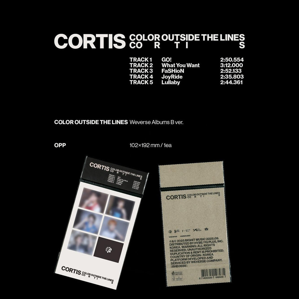 CORTIS [COLOR OUTSIDE THE LINES] Weverse Albums ver.