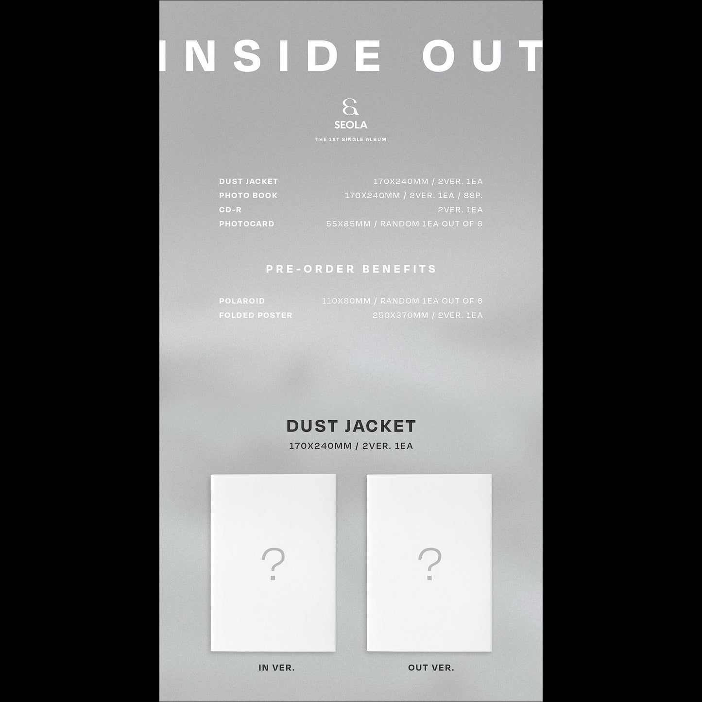 SEOLA (WJSN) - THE 1ST SINGLE ALBUM [INSIDE OUT] Album