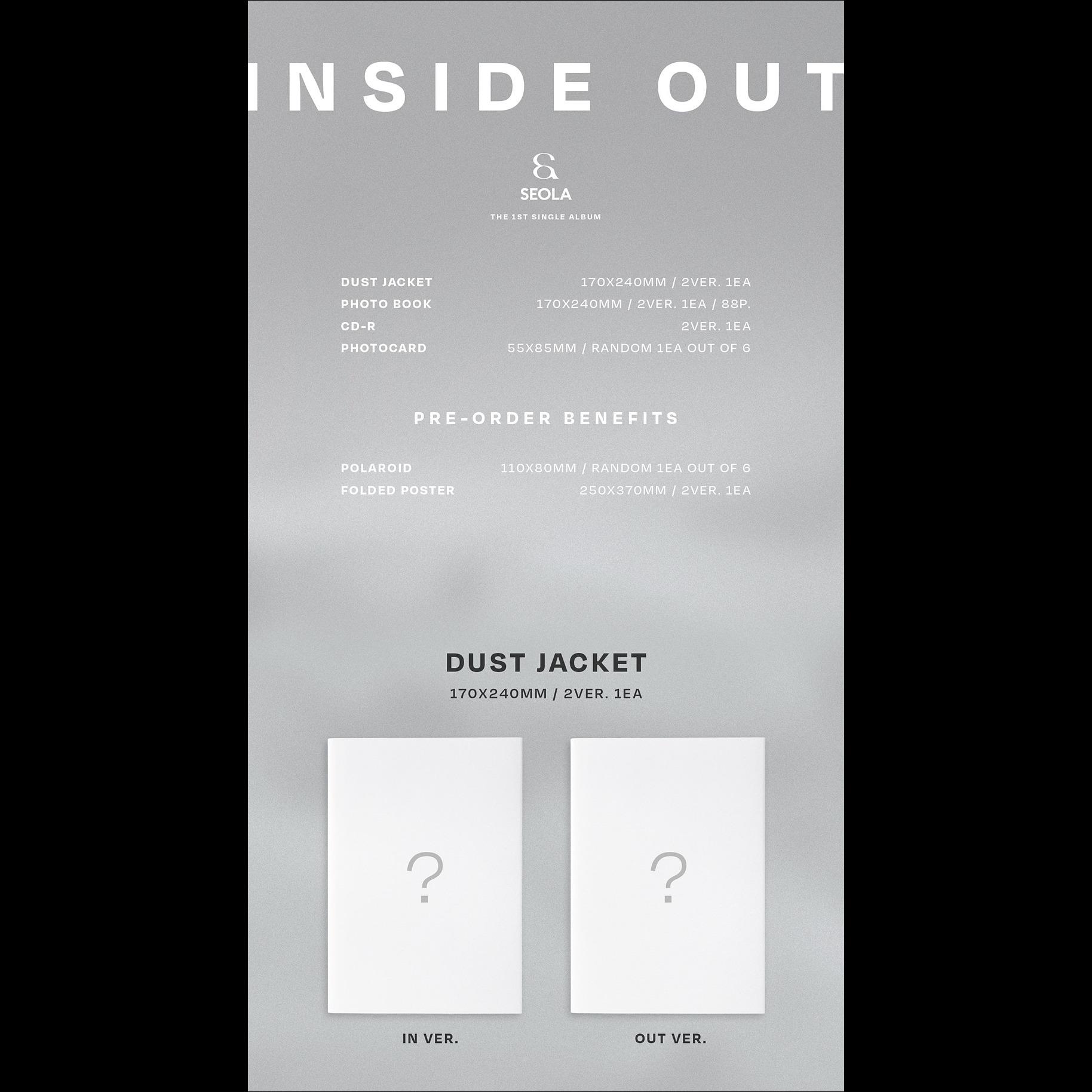 SEOLA(WJSN) - THE 1ST SINGLE ALBUM [INSIDE OUT] Album