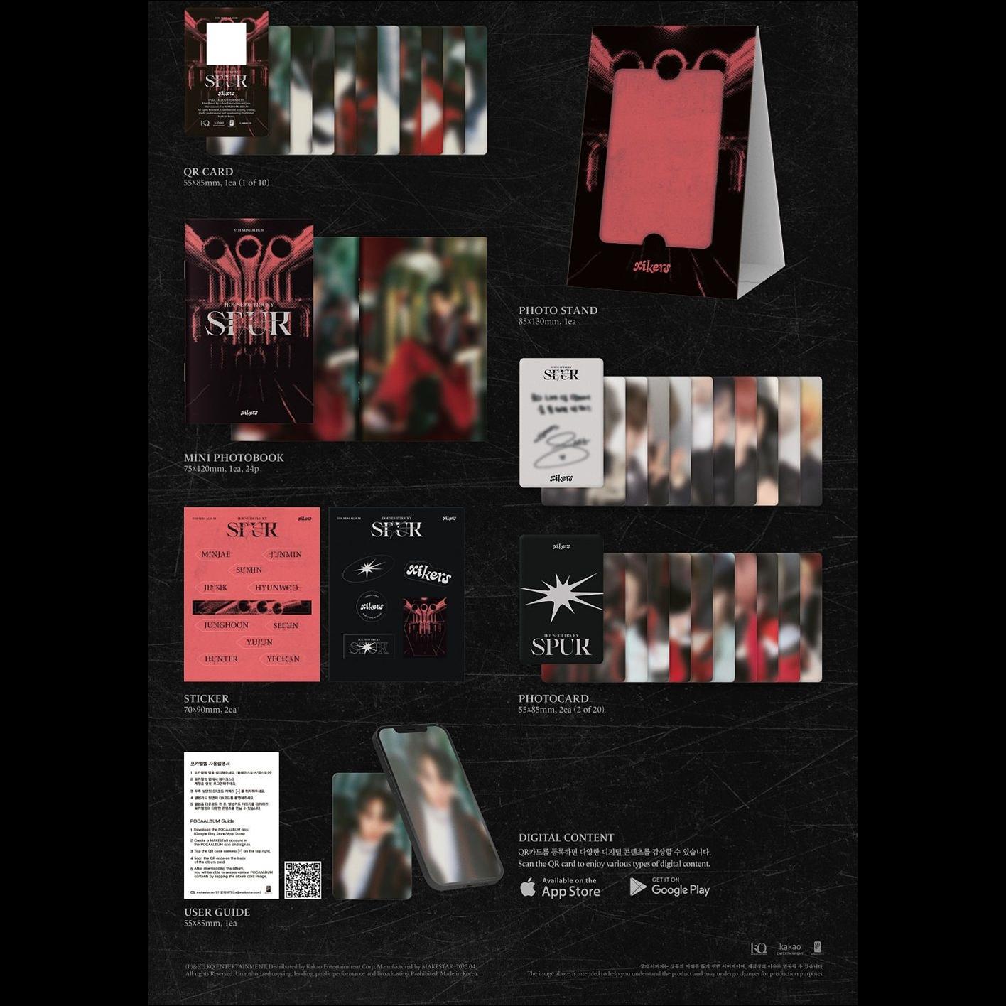 xikers [HOUSE OF TRICKY SPUR] 5TH MINI ALBUM (POCA Album)