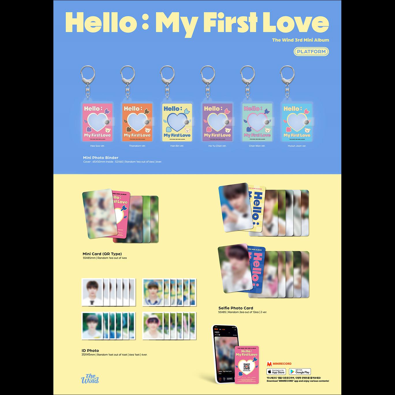 The Wind - Hello My First Love Platform Ver. Album