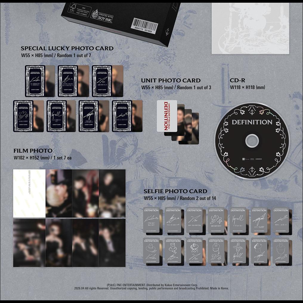 AMPERS&ONE [DEFINITION] HERE Ver. / 4th Mini Album + free gift