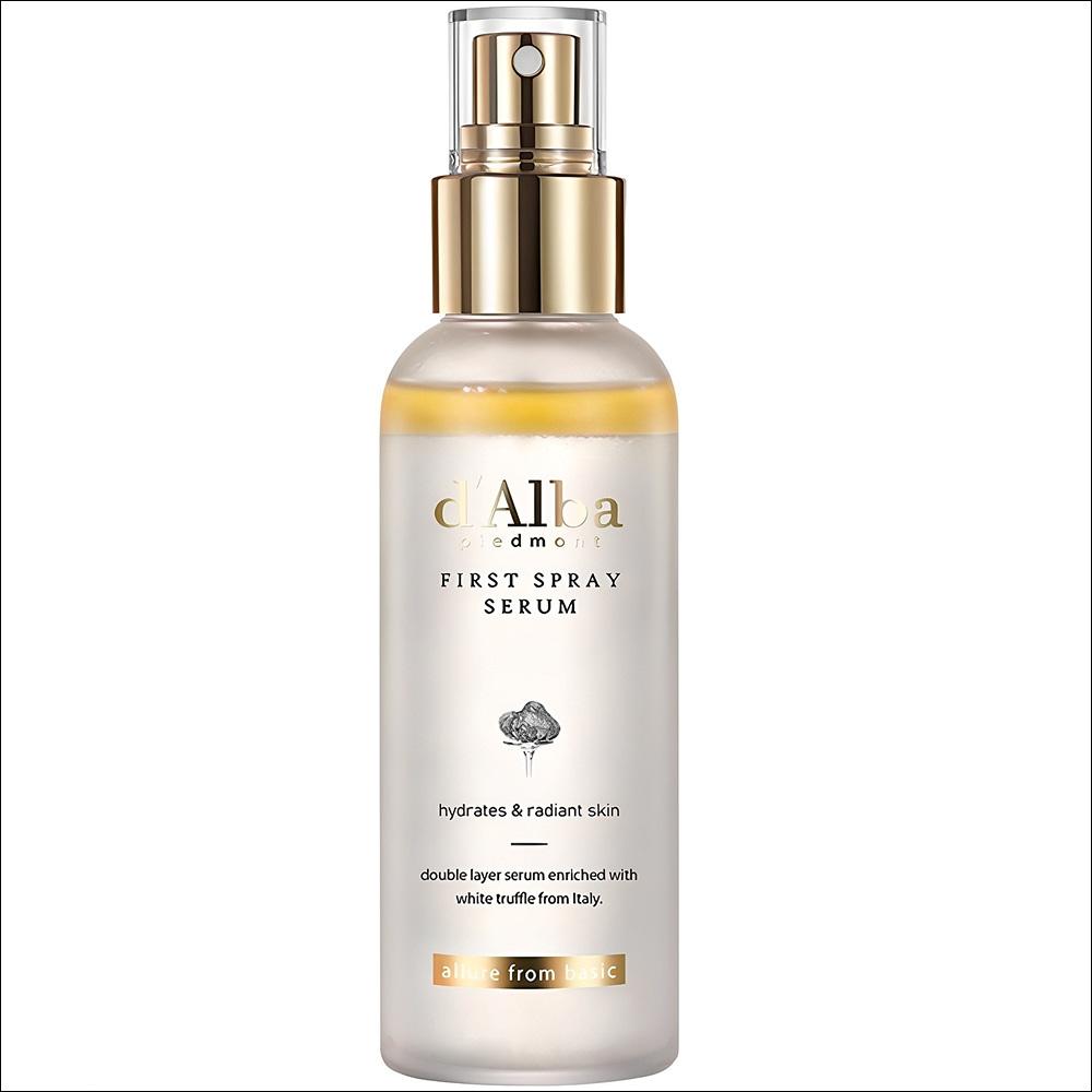 [d'Alba] White Truffle First Spray Serum (100ml) - Premium Italian White Truffle, All-in-One Hydrating Glow Mist, Vegan Face Serum, K-Beauty