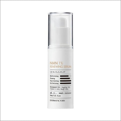 DERMA FACTORY NMN 1% Renewing Serum Skin Care 30ml