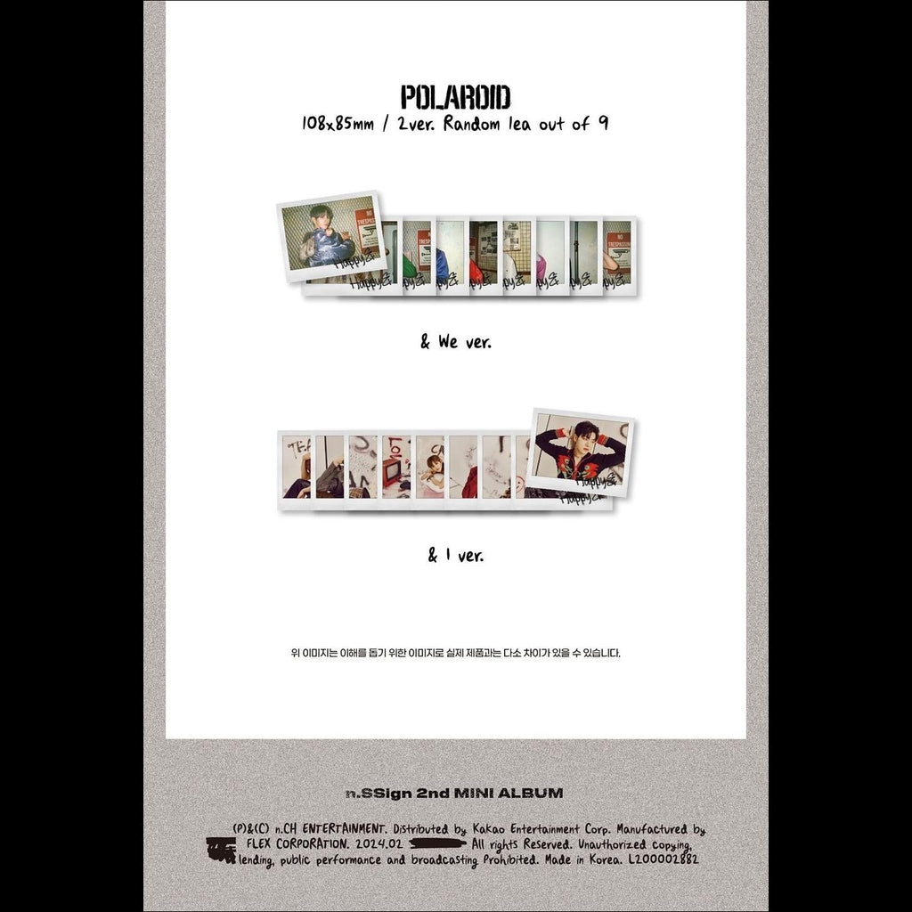 n.SSign 2nd MINI ALBUM 'Happy &' (& WE / & I ver.)