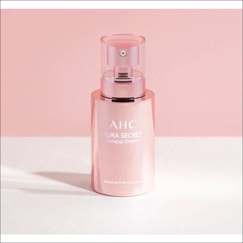 [AHC] Aura Secret Tone Up Cream SPF30 PA++ - Pink Reed Glow & Instant Radiance, 50ml | Olive's K-beauty