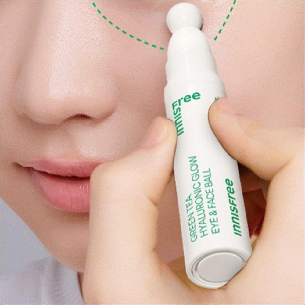 Innisfree Green Tea Hyaluron Glow Eye & Face Ball (10ml – 1 Bottle)