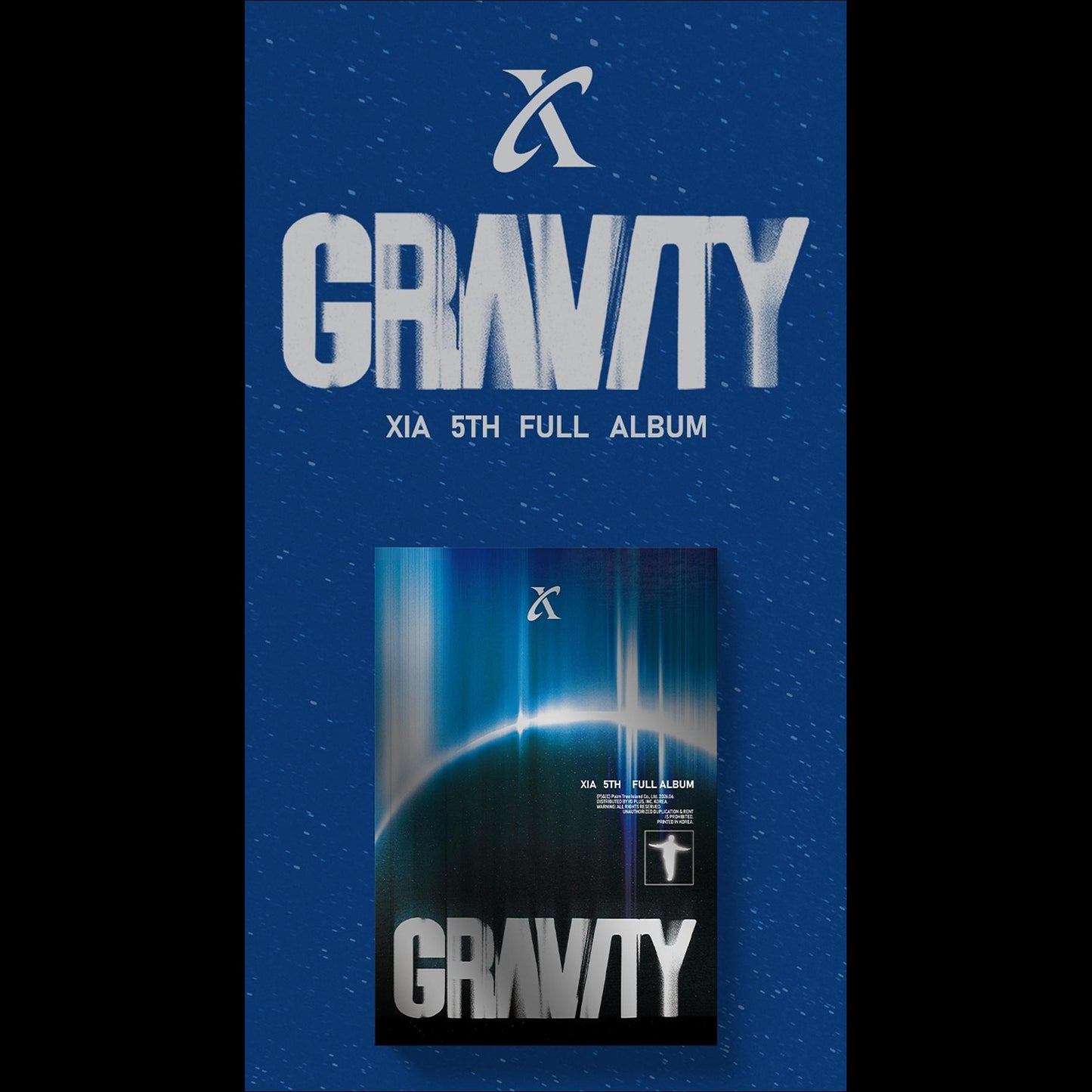 XIA (JYJ) 5th FULL ALBUM [GRAVITY] Cosmic Ver. + Free Gift