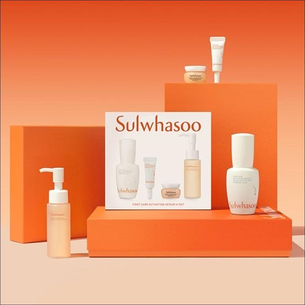 [Sulwhasoo] First Care Activating Serum VI (6th Generation) 4-Item Special Set - Luxury Anti-Aging Skincare Ritual, Ginseng Barrier Care, K-Beauty