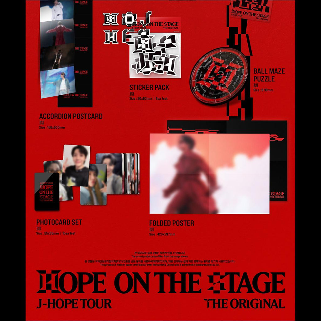 j-hope (BTS) Tour HOPE ON THE STAGE The Original + Free Gift