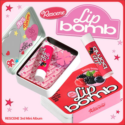RESCENE The 3rd Mini Album [lip bomb] (QR) (lip balm ver.) + Free Gift