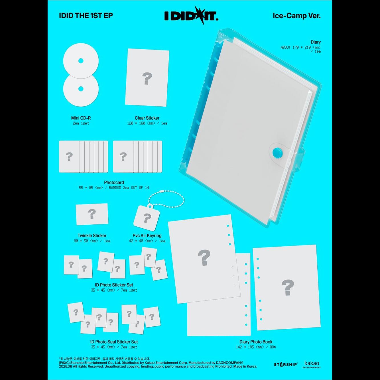 IDID [I did it] Ice-Camp Special Edition Ver.