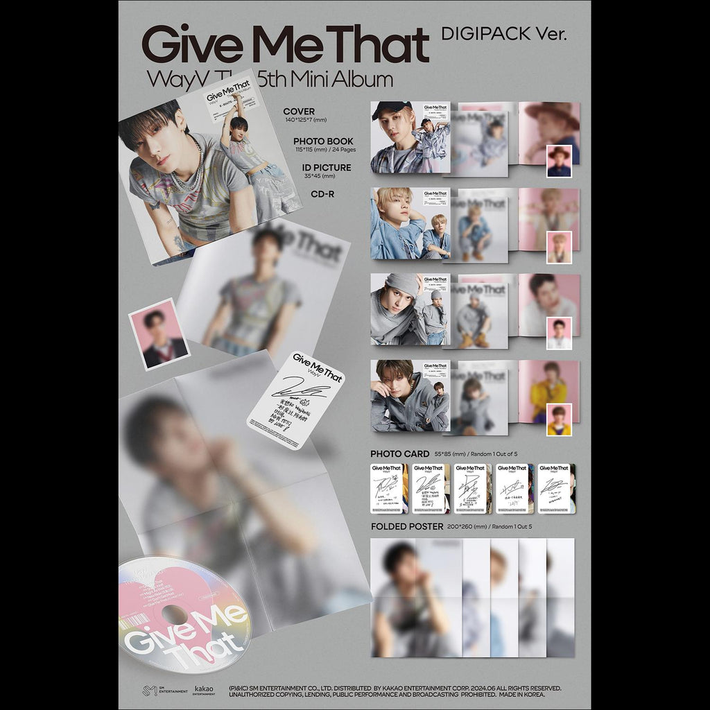 WayV - Give Me That Digipack Ver.