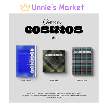 B.I (iKON) [COSMOS] Half Album (Moon ver. / Star ver. / Earth ver.)