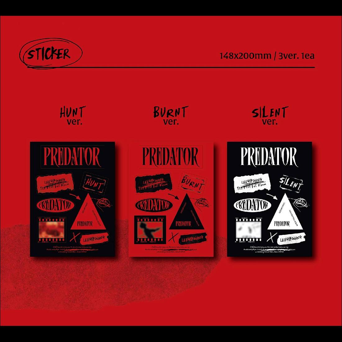 LEE GIKWANG (HIGHLIGHT) - PREDATOR Photobook Ver.