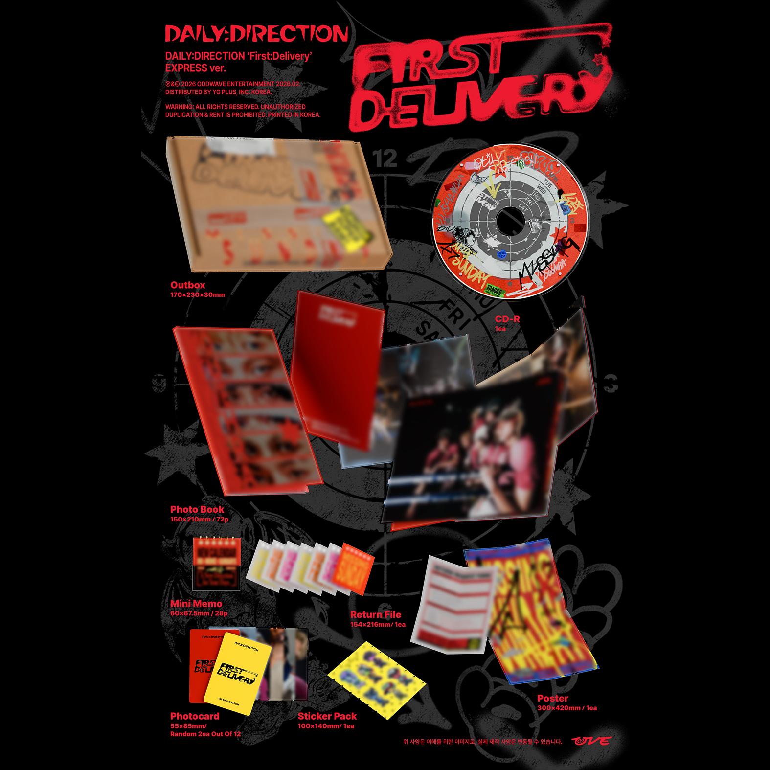 DAILYDIRECTION [FirstDelivery] (NEWSPAPER ver.  EXPRESS ver.) + Free Gift